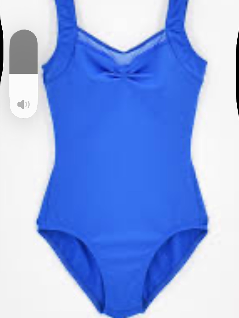 Girls Blue Dance Leotard - Classic Tank Style